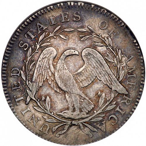 50 cent Reverse Image minted in UNITED STATES in 1795 (Flowing Hair)  - The Coin Database