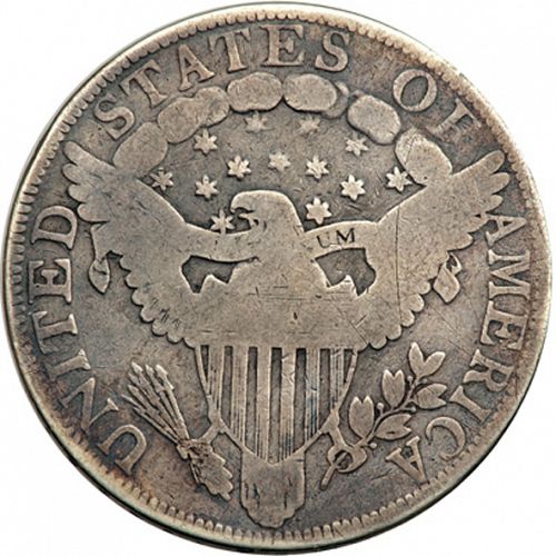 50 cent Reverse Image minted in UNITED STATES in 1802 (Draped Bust - Heraldic eagle reverse)  - The Coin Database