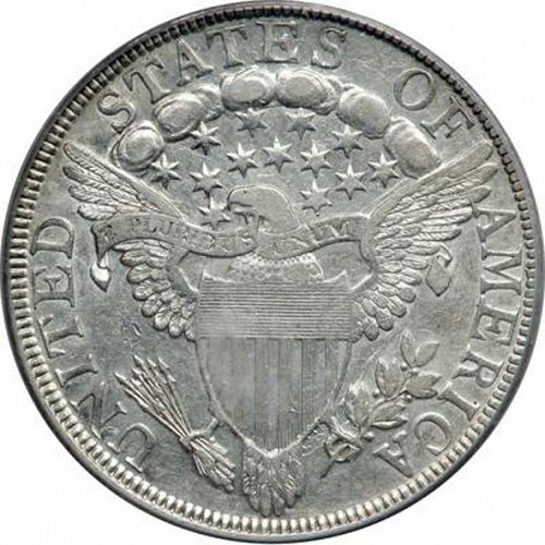 50 cent Reverse Image minted in UNITED STATES in 1803 (Draped Bust - Heraldic eagle reverse)  - The Coin Database