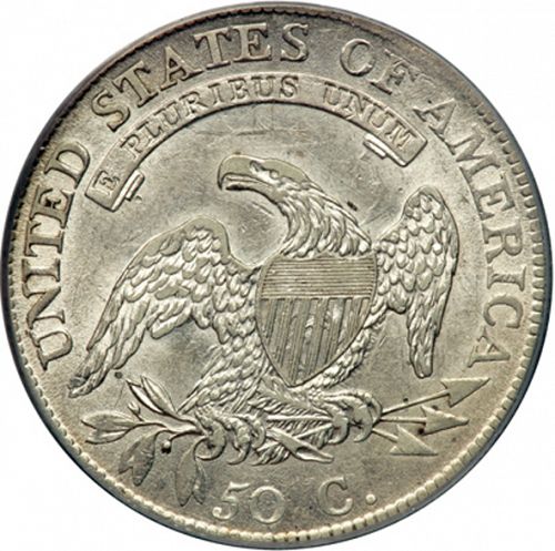 50 cent Reverse Image minted in UNITED STATES in 1810 (Liberty Cap)  - The Coin Database