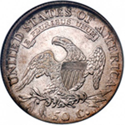 50 cent Reverse Image minted in UNITED STATES in 1811 (Liberty Cap)  - The Coin Database
