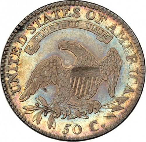 50 cent Reverse Image minted in UNITED STATES in 1812 (Liberty Cap)  - The Coin Database