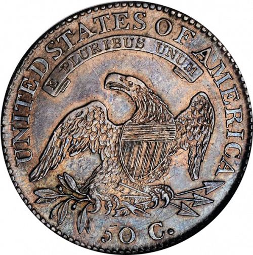 50 cent Reverse Image minted in UNITED STATES in 1815 (Liberty Cap)  - The Coin Database