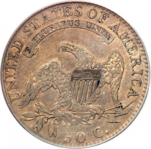 50 cent Reverse Image minted in UNITED STATES in 1818 (Liberty Cap)  - The Coin Database