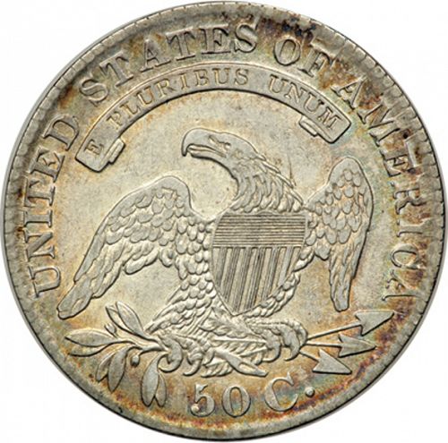 50 cent Reverse Image minted in UNITED STATES in 1829 (Liberty Cap)  - The Coin Database
