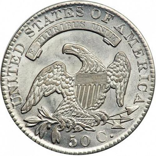 50 cent Reverse Image minted in UNITED STATES in 1830 (Liberty Cap)  - The Coin Database