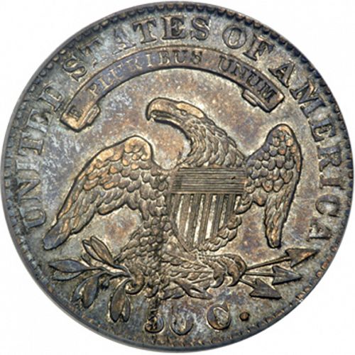 50 cent Reverse Image minted in UNITED STATES in 1832 (Liberty Cap)  - The Coin Database