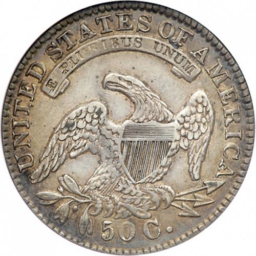 50 cent Reverse Image minted in UNITED STATES in 1834 (Liberty Cap)  - The Coin Database