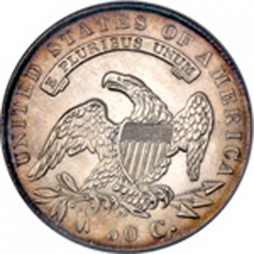 50 cent Reverse Image minted in UNITED STATES in 1835 (Liberty Cap)  - The Coin Database