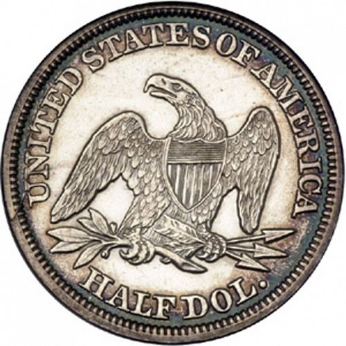 50 cent Reverse Image minted in UNITED STATES in 1846 (Seated Liberty)  - The Coin Database