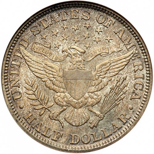 50 cent Reverse Image minted in UNITED STATES in 1897 (Barber)  - The Coin Database