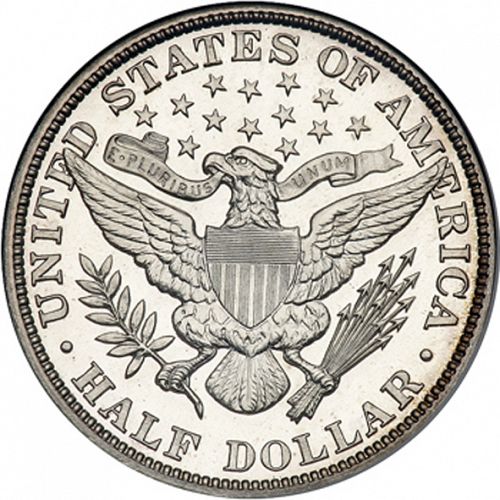 50 cent Reverse Image minted in UNITED STATES in 1903 (Barber)  - The Coin Database