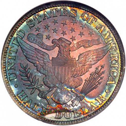 50 cent Reverse Image minted in UNITED STATES in 1915 (Barber)  - The Coin Database