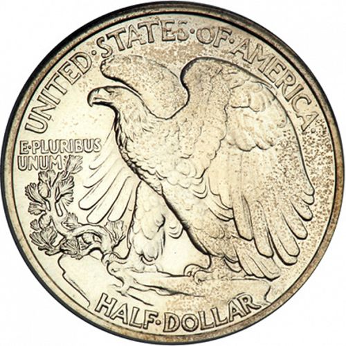 50 cent Reverse Image minted in UNITED STATES in 1937 (Walking Liberty - Mintmark on reverse)  - The Coin Database
