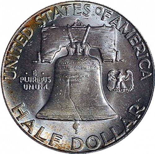 50 cent Reverse Image minted in UNITED STATES in 1949 (Franklin)  - The Coin Database