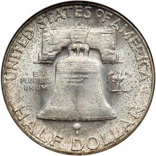 50 cent Reverse Image minted in UNITED STATES in 1949S (Franklin)  - The Coin Database