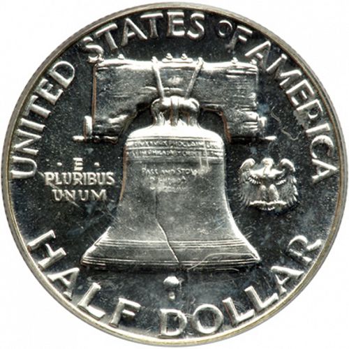 50 cent Reverse Image minted in UNITED STATES in 1952 (Franklin)  - The Coin Database