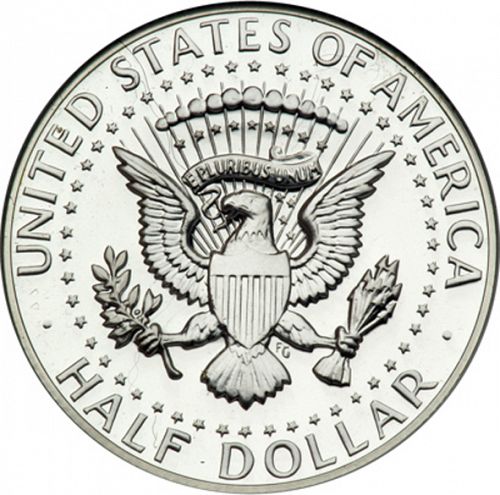 50 cent Reverse Image minted in UNITED STATES in 1968S (Kennedy)  - The Coin Database