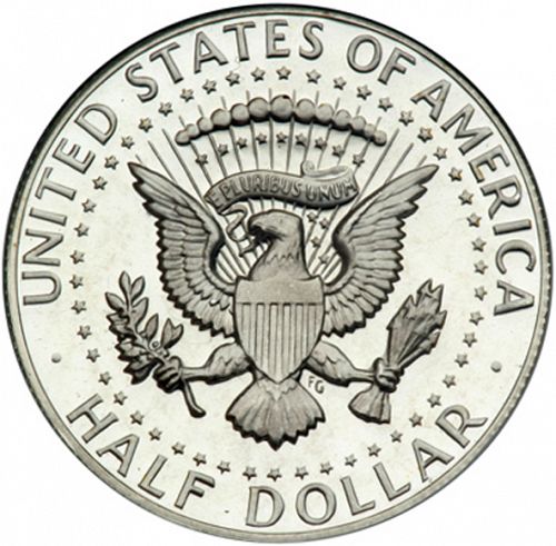 50 cent Reverse Image minted in UNITED STATES in 1969S (Kennedy)  - The Coin Database