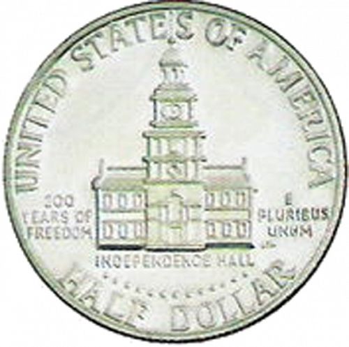 50 cent Reverse Image minted in UNITED STATES in 1976 (Kennedy - Bicentennial)  - The Coin Database