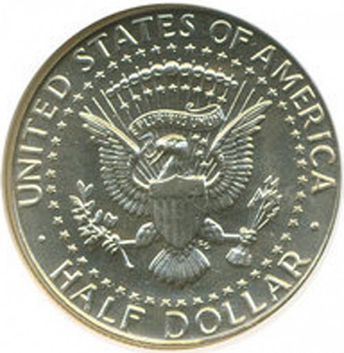 50 cent Reverse Image minted in UNITED STATES in 1989D (Kennedy)  - The Coin Database
