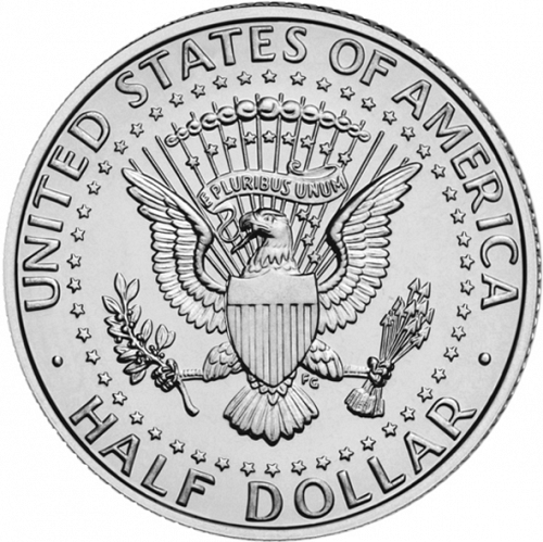 50 cent Reverse Image minted in UNITED STATES in 2000D (Kennedy)  - The Coin Database