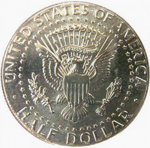 50 cent Reverse Image minted in UNITED STATES in 2001D (Kennedy)  - The Coin Database