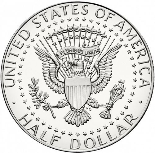 50 cent Reverse Image minted in UNITED STATES in 2013D (Kennedy)  - The Coin Database