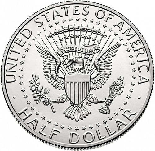 50 cent Reverse Image minted in UNITED STATES in 2015D (Kennedy)  - The Coin Database