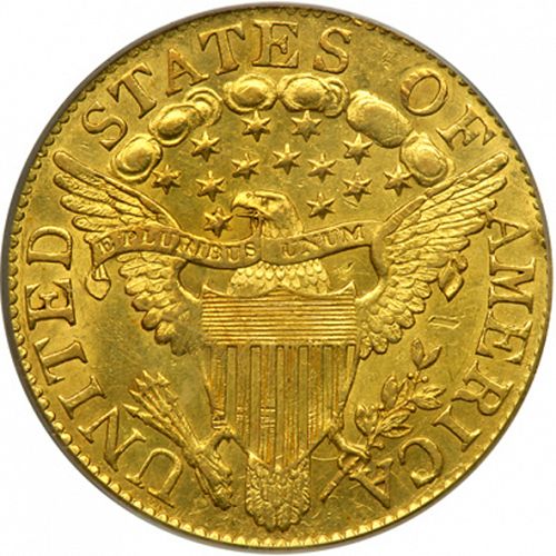 5 dollar Reverse Image minted in UNITED STATES in 1805 (Liberty Cap - Heraldic eagle)  - The Coin Database