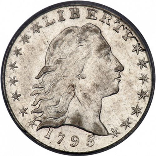5 cent Obverse Image minted in UNITED STATES in 1795 (Flowing Hair)  - The Coin Database