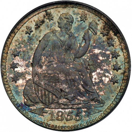 5 cent Obverse Image minted in UNITED STATES in 1855 (Seated Liberty - Arrows at date)  - The Coin Database