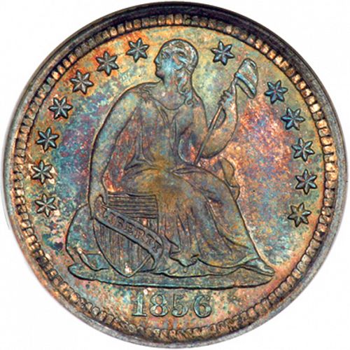5 cent Obverse Image minted in UNITED STATES in 1856O (Seated Liberty - Arrows at date removed)  - The Coin Database