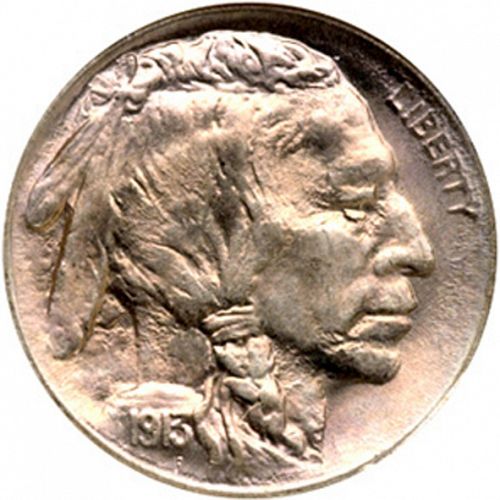 5 cent Obverse Image minted in UNITED STATES in 1913 (Buffalo - Line Type)  - The Coin Database