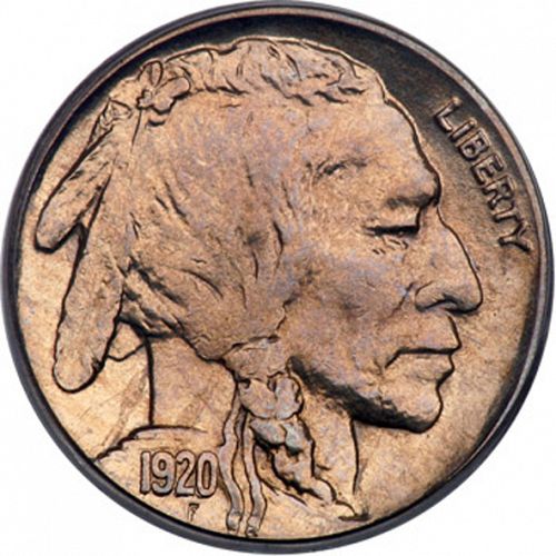 5 cent Obverse Image minted in UNITED STATES in 1920S (Buffalo - Line Type)  - The Coin Database