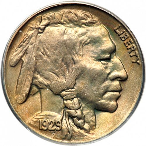 5 cent Obverse Image minted in UNITED STATES in 1929S (Buffalo - Line Type)  - The Coin Database