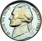 5 cent Obverse Image minted in UNITED STATES in 1963 (Jefferson)  - The Coin Database