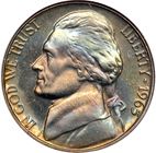 5 cent Obverse Image minted in UNITED STATES in 1965 (Jefferson)  - The Coin Database