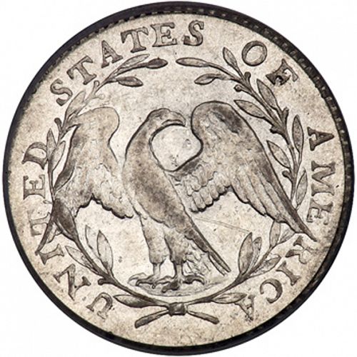 5 cent Reverse Image minted in UNITED STATES in 1795 (Flowing Hair)  - The Coin Database