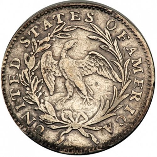 5 cent Reverse Image minted in UNITED STATES in 1797 (Draped Bust - Small-eagle reverse)  - The Coin Database