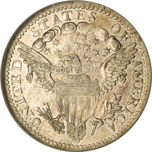 5 cent Reverse Image minted in UNITED STATES in 1803 (Draped Bust - Heraldic-eagle reverse)  - The Coin Database
