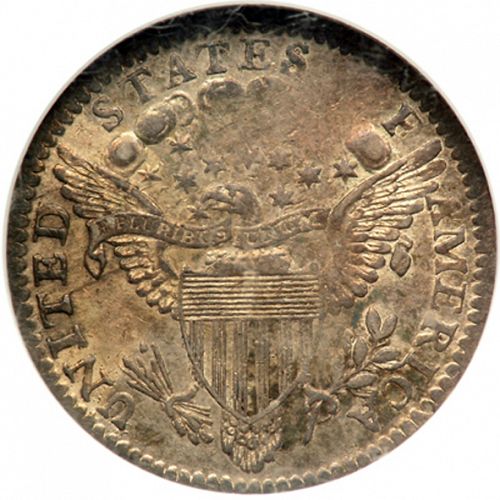 5 cent Reverse Image minted in UNITED STATES in 1805 (Draped Bust - Heraldic-eagle reverse)  - The Coin Database