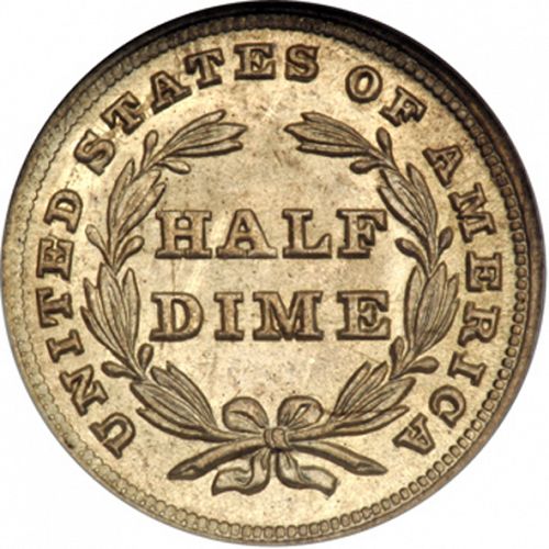 5 cent Reverse Image minted in UNITED STATES in 1837 (Libery Cap)  - The Coin Database