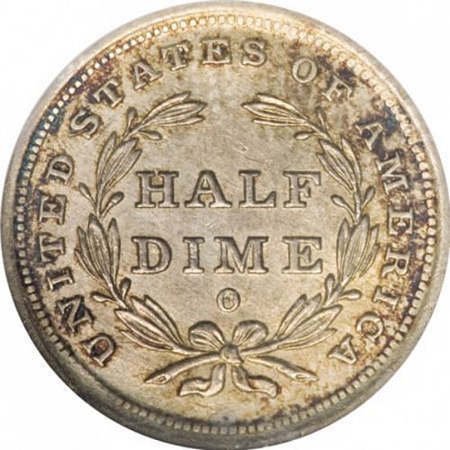 5 cent Reverse Image minted in UNITED STATES in 1839O (Seated Liberty - Stars around rim)  - The Coin Database