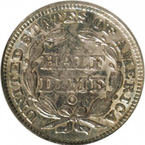 5 cent Reverse Image minted in UNITED STATES in 1840O (Seated Liberty - Stars around rim)  - The Coin Database