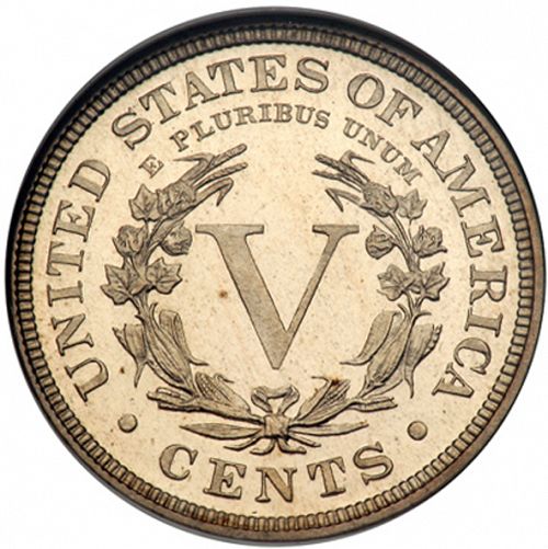 5 cent Reverse Image minted in UNITED STATES in 1885 (Liberty)  - The Coin Database