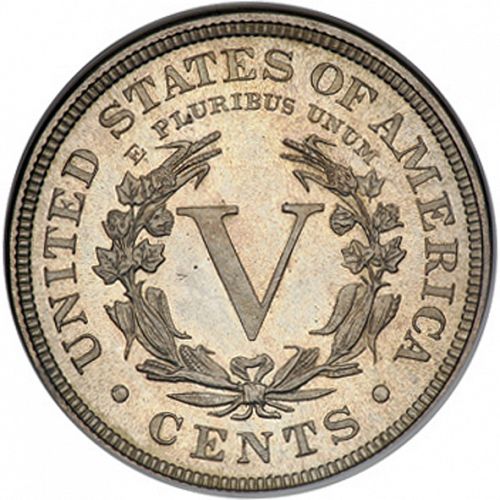 5 cent Reverse Image minted in UNITED STATES in 1886 (Liberty)  - The Coin Database