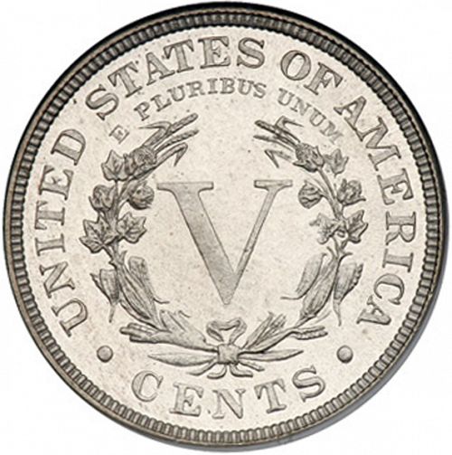 5 cent Reverse Image minted in UNITED STATES in 1888 (Liberty)  - The Coin Database