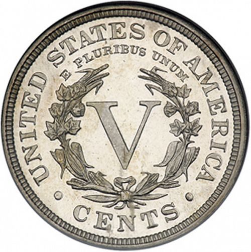 5 cent Reverse Image minted in UNITED STATES in 1891 (Liberty)  - The Coin Database