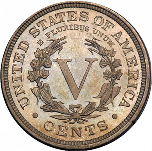 5 cent Reverse Image minted in UNITED STATES in 1892 (Liberty)  - The Coin Database